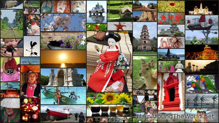 Photo montage de mes voyages | Photomontage of my travels