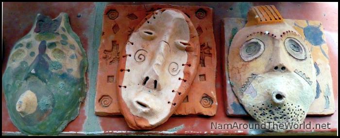 Masques du Musée de l'Ethnographie d'Hà Nội | Masks from the Ethnology Museum of Hà Nội