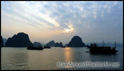 Coucher de soleil sur la baie | Sunset on the bay